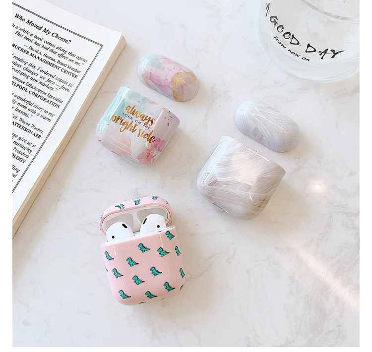 GlamPhoneCase симпатичный мультяшный динозавр Airpods1/2 поколения защитный чехол Apple
