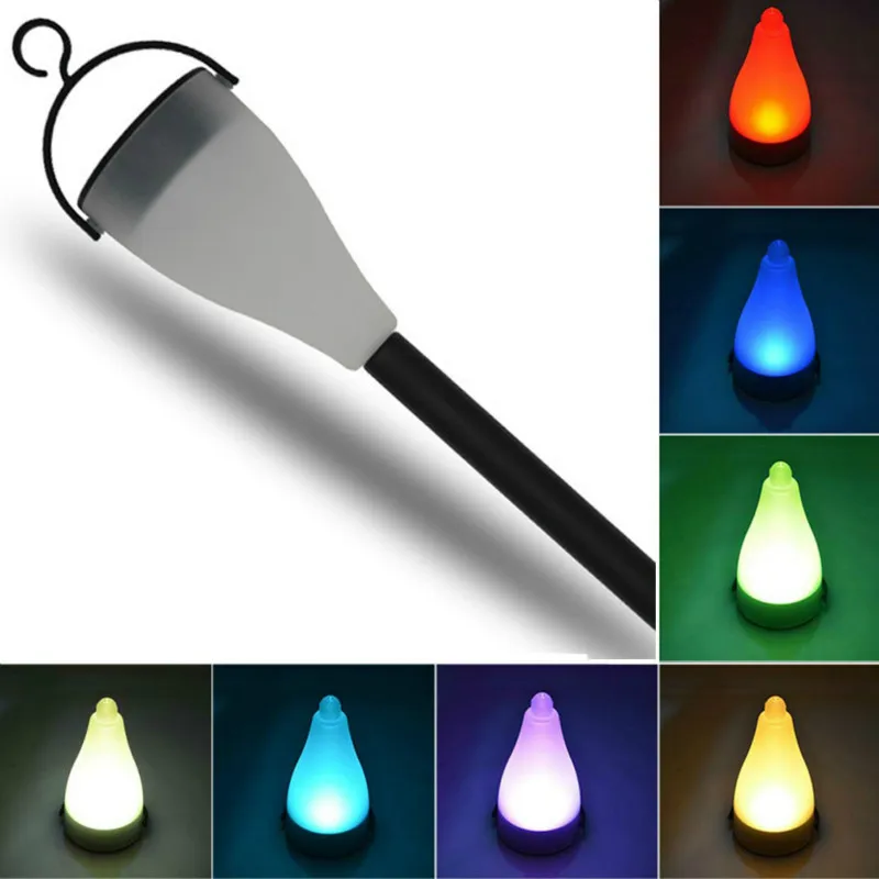 

6PCS Outdoor Solar Lawn Lights Seven Colors Small Hanging Lights 1.2V Garden Lawn Lights LED Night Lights ABS Christmas
