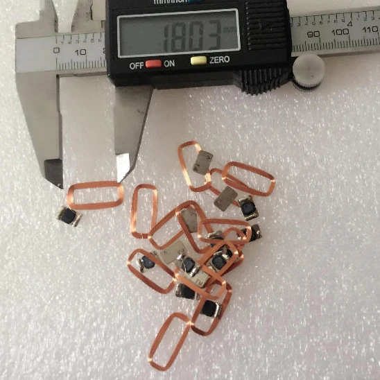 18*10 мм ISO14443A IC S50 COB и Катушка RFID 13 56 МГц чипы антенны 10 шт./лот | Безопасность защита