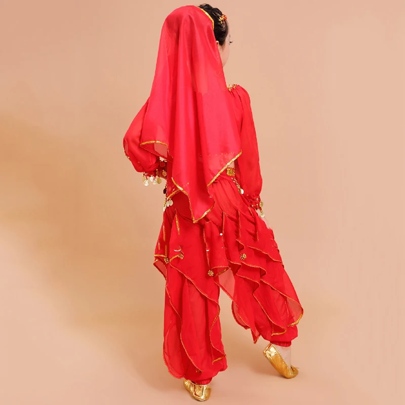 

Professional Bellydance Costume Girls Oriental Costumes For Kids Stage Performance Belly Dancer Outfit Children Wear DNV10904
