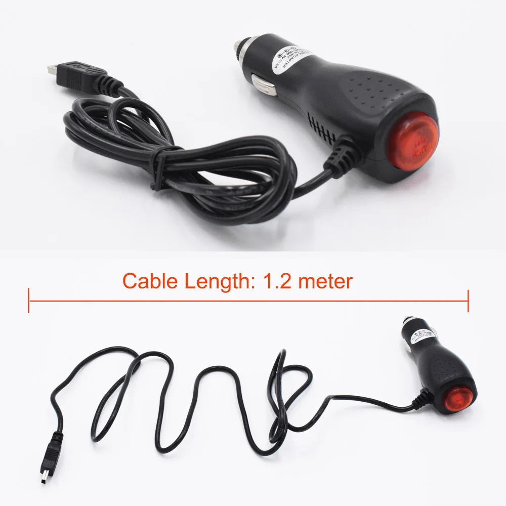 XCGaoon 1 2 метр (3.9ft) 5V 2A мини usb зарядное устройство для авто с контрастным Зарядное