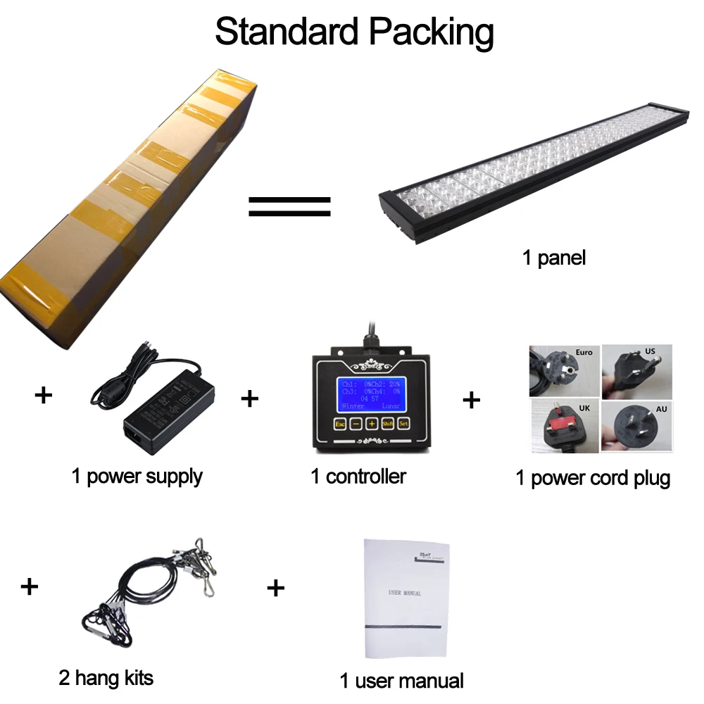 Popblom программируемые пресноводные растения для роста аквариума светодиодные