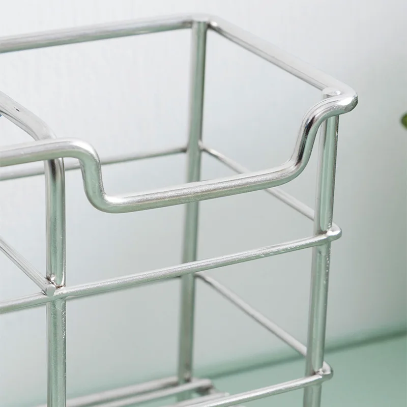 

Bathroom Stainless Steel Toothbrush Holder and Toothpaster Holder Storage Organizer Rack Toothbrush Box Bathroom Accessories
