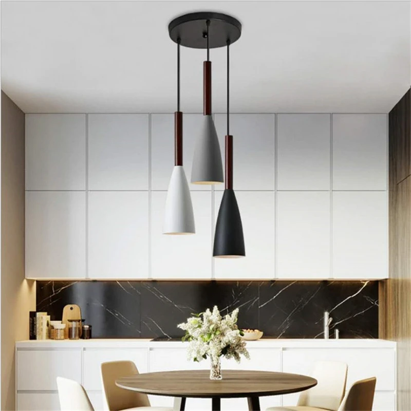 

Nordic Simple Pendant Lights Modern American Industrial Decor Cafe Hanglamp Pendant Lamp Restaurant Luminaire Kitchen Fixtures