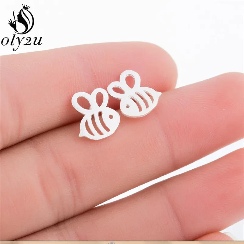 Oly2u очаровательные Шмель пчела в форме насекомого животное серьги панк ювелирные