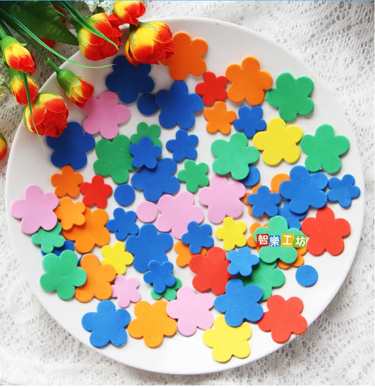 Красивая эва патч губчатая бумага пена стикер ручной работы DIY материал детские