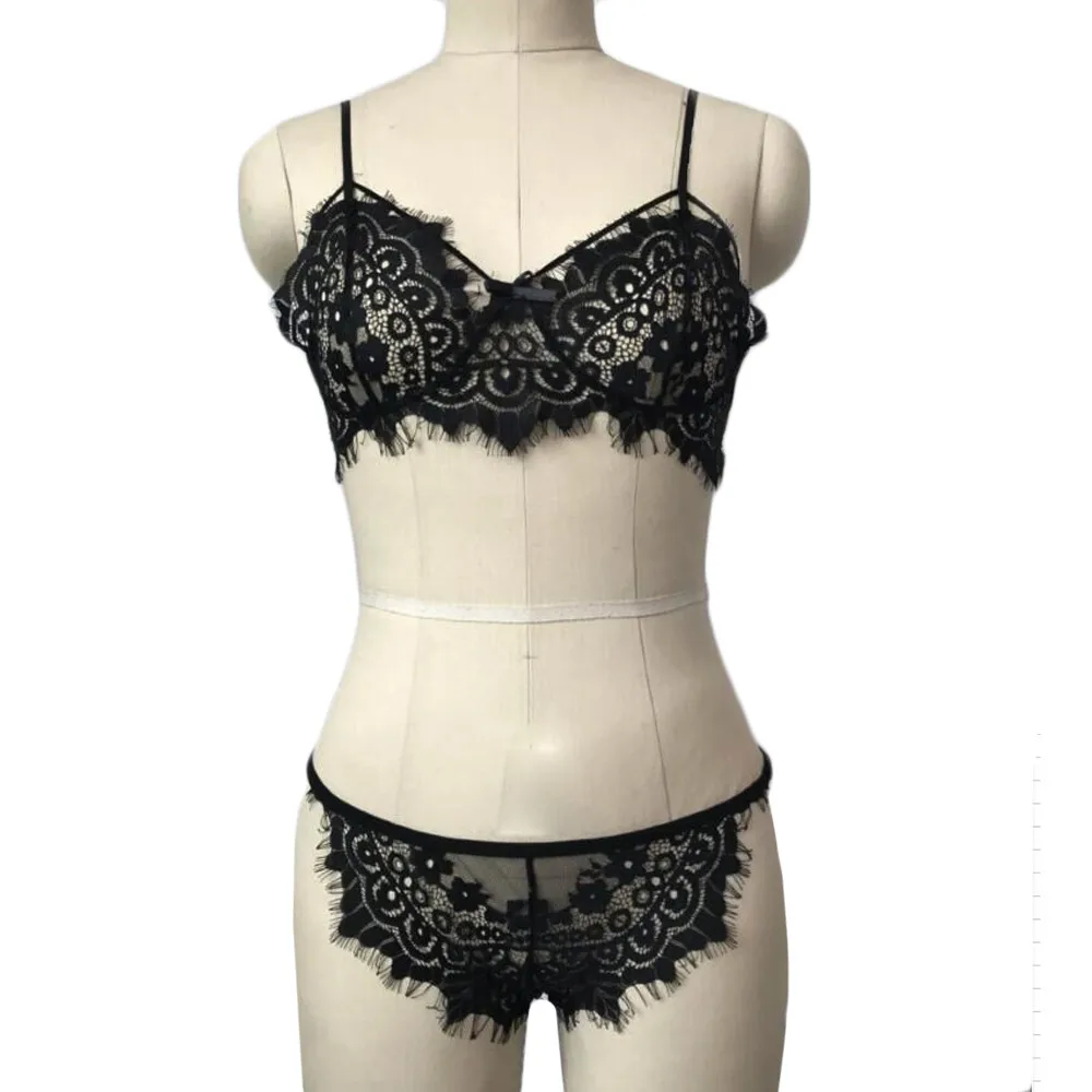 Женский костюм большого размера сексуальный комплект с бюстгальтером кружевное