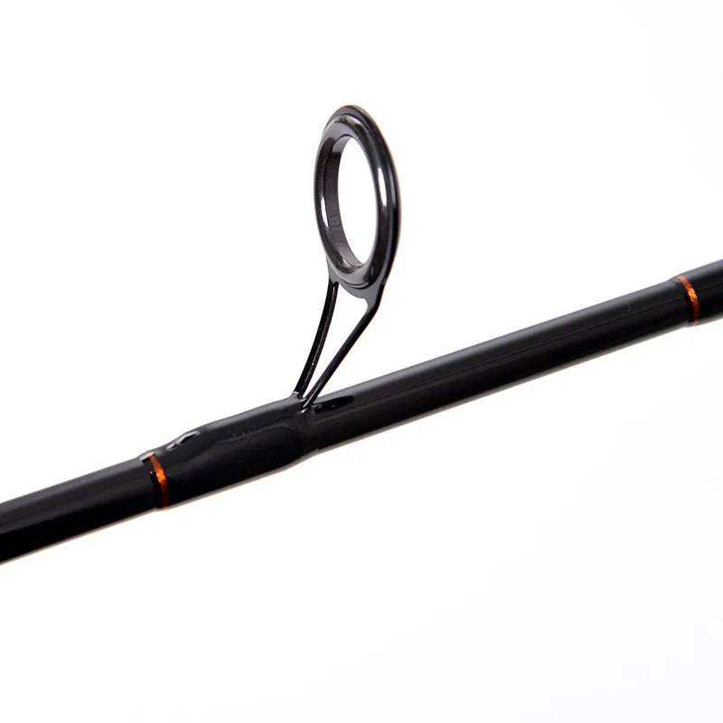 2,1 м карбоновая литая Удочка спиннинговая приманка 2 наконечника 4-12lb 145 г тест M/MH действие спиннинговые удочки