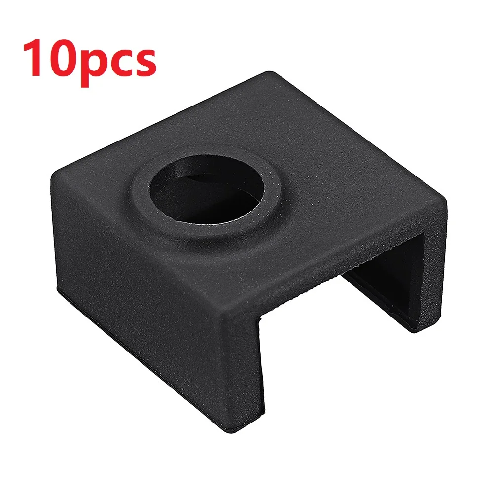 10 шт. Hotend нагревательный блок силиконовый чехол для Creality CR 10/10 S/10S4/10S5/Ender 3/CR20 аксессуары 3D принтера|Детали и