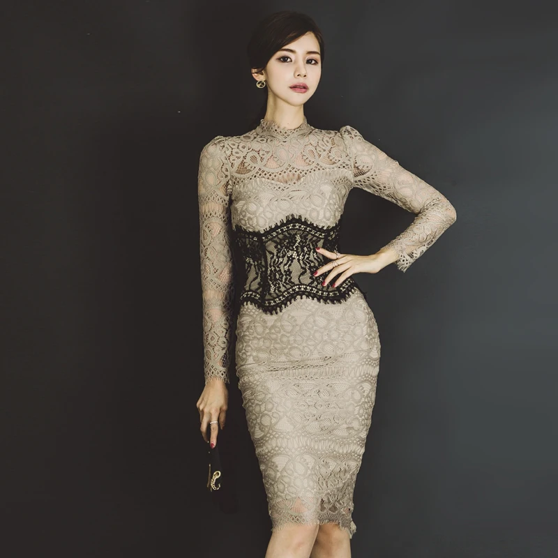 Модное женское Новое поступление пикантное официальное платье повседневное