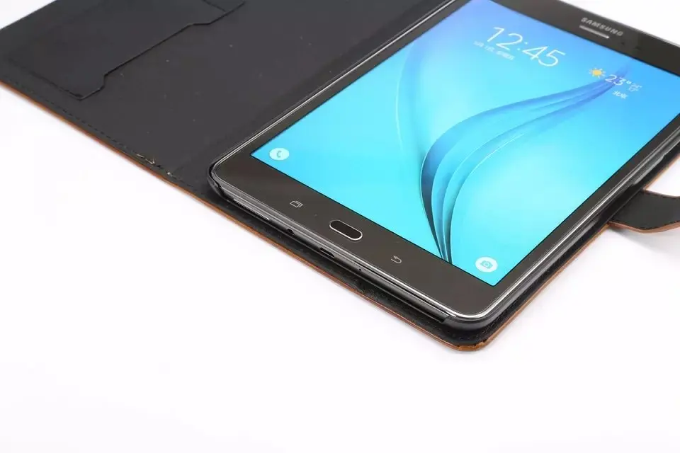 Премиум кожаный чехол для samsung Galaxy Tab A 8 8," SM-T350 SM-P350 T350 T355 P350 P355 умный противоударный чехол для samsung Tab A