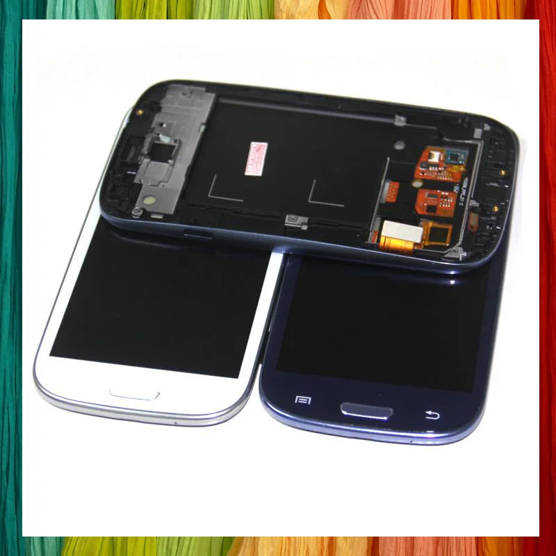 ЖК дисплей для Samsung Galaxy S3 i9300 сенсорный экран в сборе с рамкой и