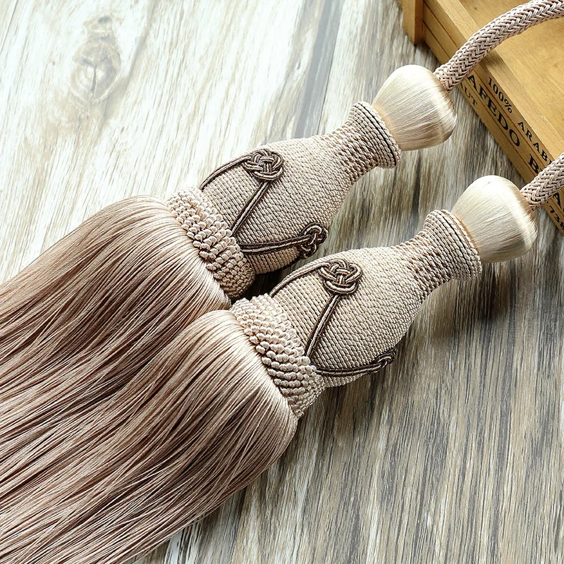 Занавес tieback декоративная подвеска занавес с двойной подвеской одна пара|hanging ball