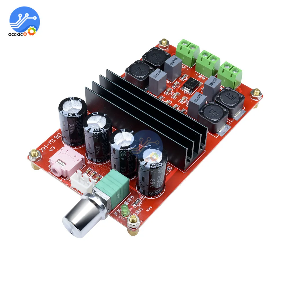 Плата цифрового усилителя звука TPA3116 2*100 Вт 12 24 В|board board|board for arduinoboard digital |