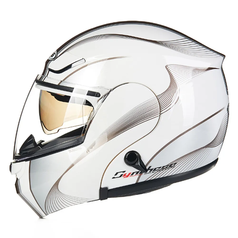 Модульный мотоциклетный шлем Filp Up с открытым лицом Capacete Da Motocicleta Cascos Para Moto Casque Kask