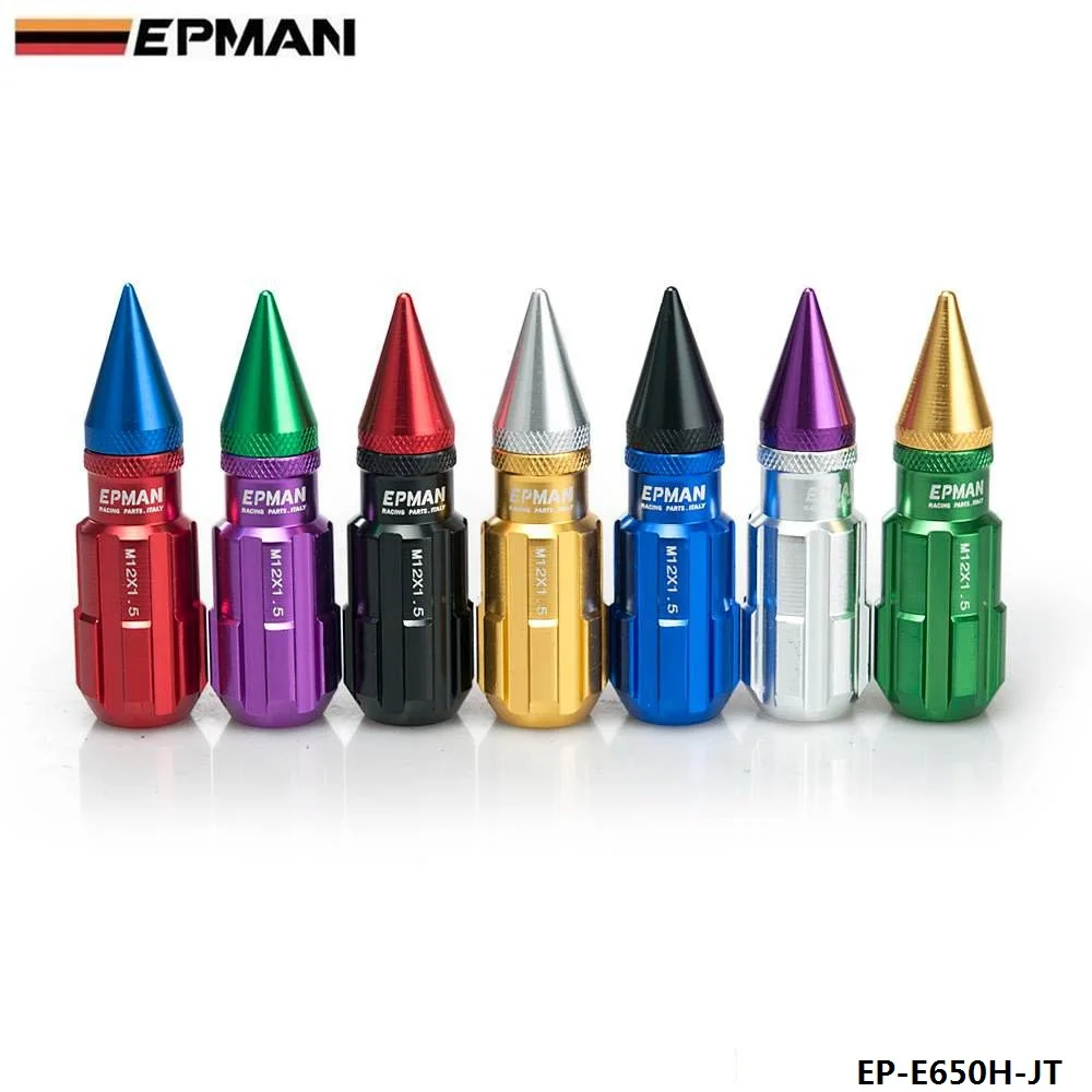 Аутентичные EPMAN формулы колеса стопорные гайки M12x1.25/M12x1.5 20 шт с шипами EP-E650H-JT-ALBZ