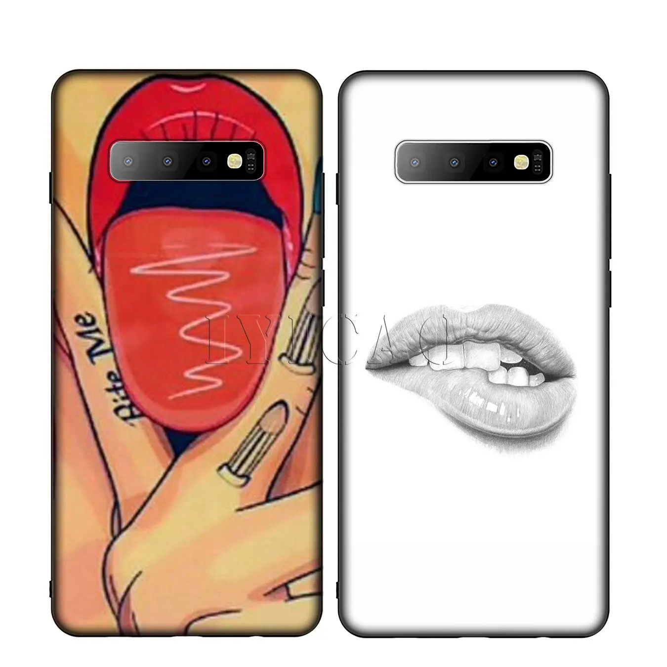 IYICAO сексуальный силиконовый мягкий чехол для Samsung Galaxy S10 S9 S8 Plus S6 S7 Edge S10e E |