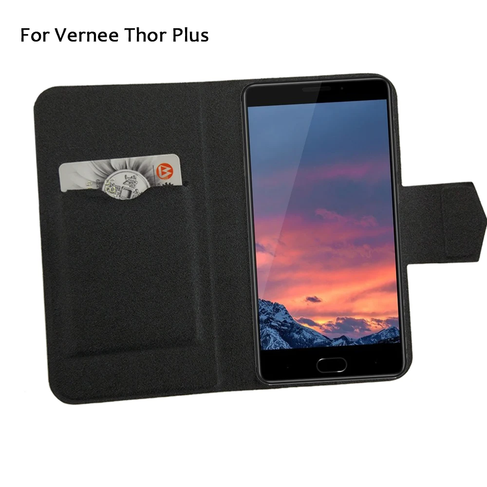 5 видов цветов жарко! Vernee Thor Plus кожаный чехол для телефона эксклюзивный с откидной