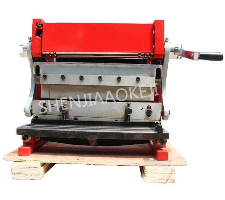 Гибочная машина 610 мм HSBR-610 ручная стрижка доски машина прокатки машина три в одном медное железо алюминиевая пластина машина 1 шт