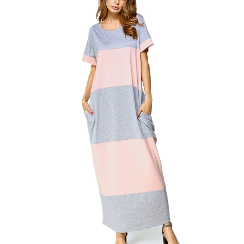 2020 Брендовое платье кафтан модное Повседневное макси мягкие летние платья