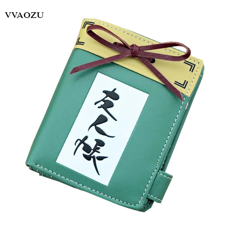 Мужские бумажники Natsume's Book of Friends дизайнерские Короткие Кошельки из