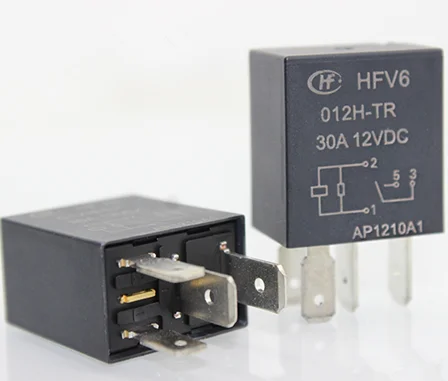 

HFV6 car relay 12v 4pin 5pin 30A for headlamp fan air conditioner relays