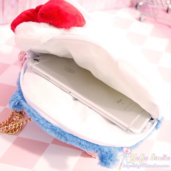Мультяшная милая плюшевая сумка hello kitty My Melody Cinnamoroll, собачка пудинг, Детская сумка через плечо, кошелек, кошелек для девочек, подарки