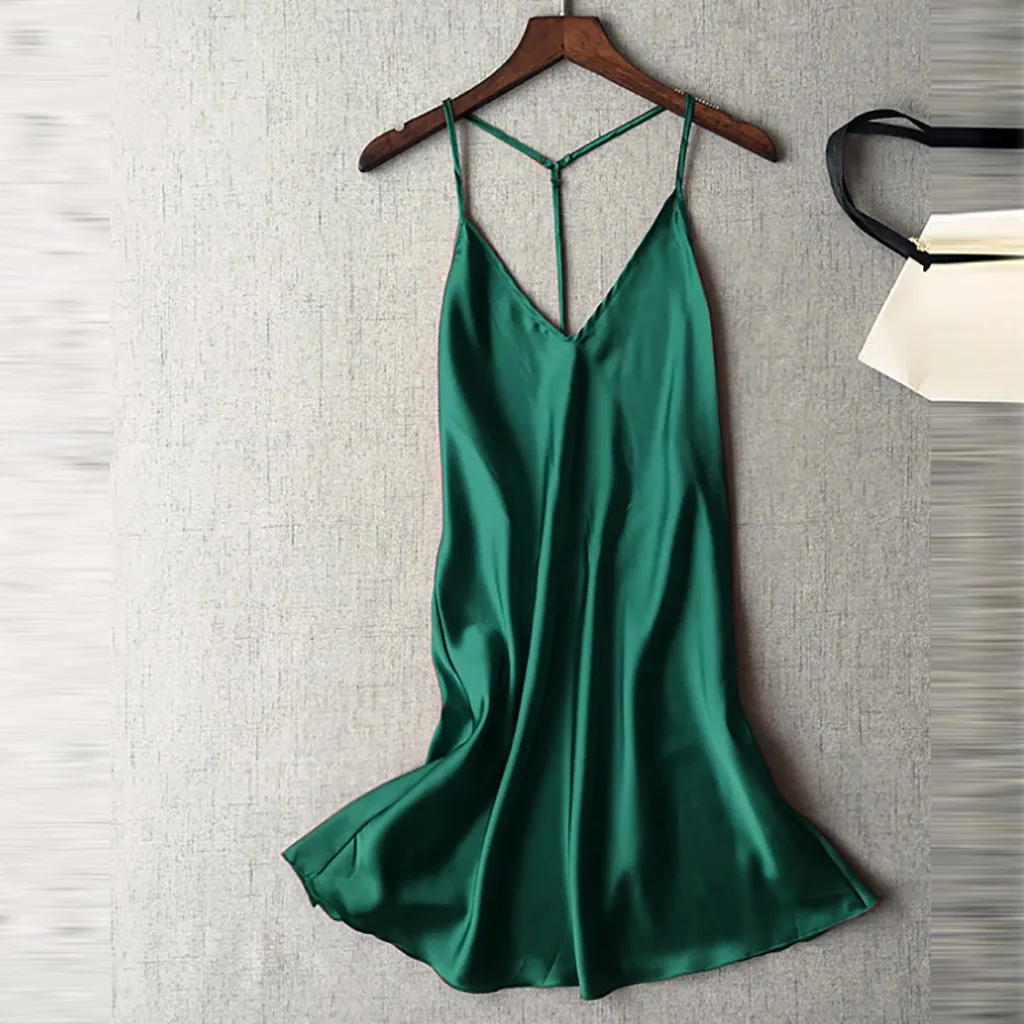 Сексуальный халат De Nuit Femme Домашняя одежда женское атласное нижнее белье Babydoll ночная рубашка Nuisette Femme De Nuit кружевные халаты