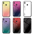 Чехол для Huawei Y5 lite Y5 Y6 Y7 Prime Y9 2018 Y6 Y7 Y9 2019, противоударный роскошный мягкий чехол из закаленного стекла с градиентом