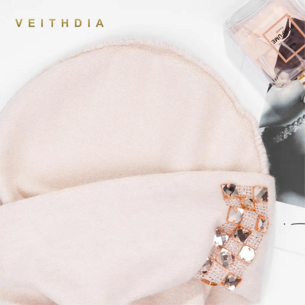 VEITHDIA женские шапки женский Кашемир повседневное осень зима бренд двойной слои