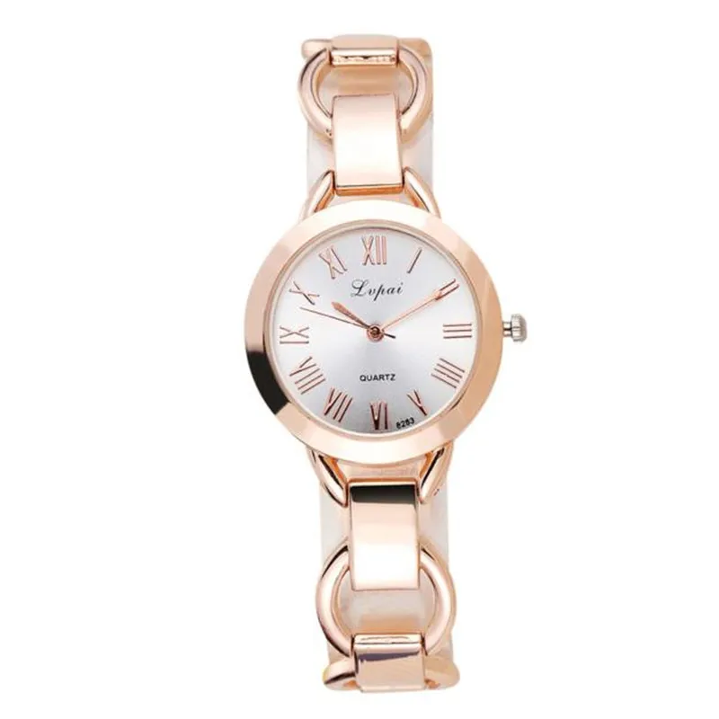 Часы женские кварцевые серебристые золотые 2017|feminino|feminino relogio |