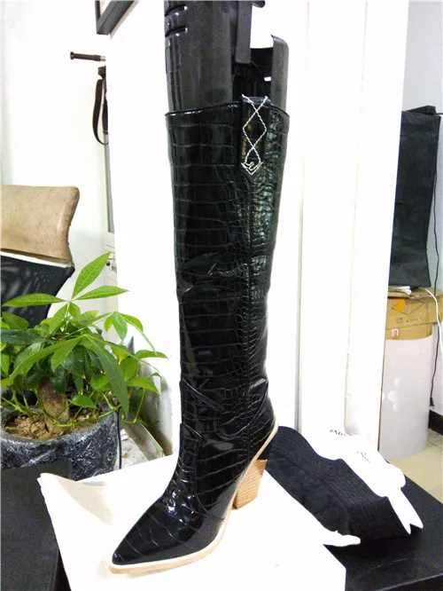 Женские ботильоны шикарные зимние сапоги без застежки с острым носком Роскошная