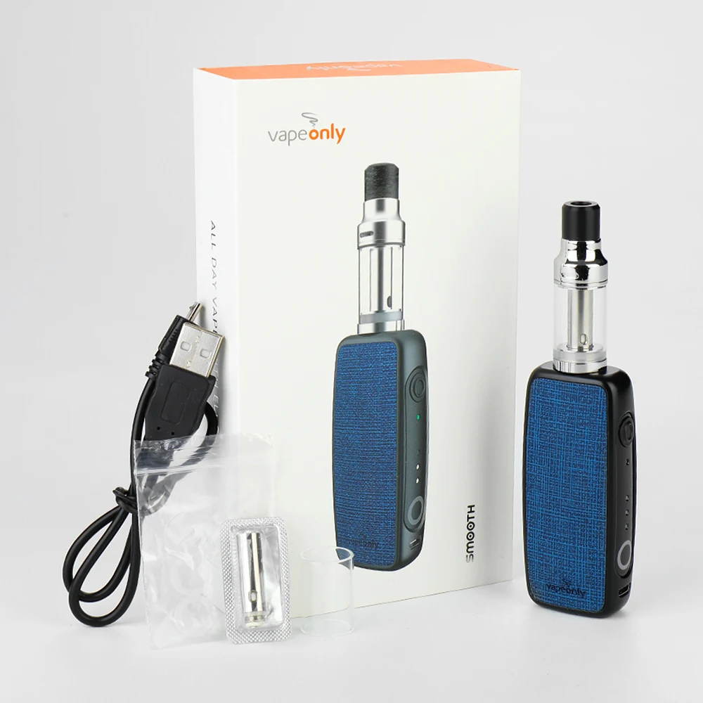 Original VapeOnly Smooth Starter Kit w/ 1000mAh Battery &amp 2ml Atomizer Touch Button Electronic Cigarette Vape vs Q16 | Электроника