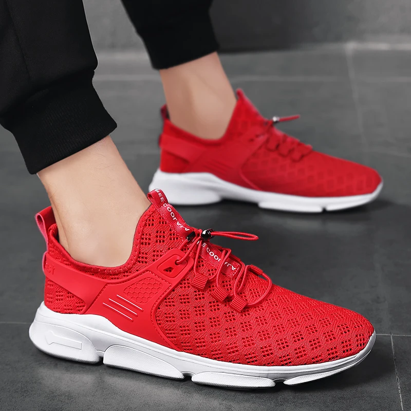 20 Summer New Men Shoes Light Breathable Mesh Large Size Run Casual Hollow Increase Walking Lace-up Sandalmen Sneakers | Обувь