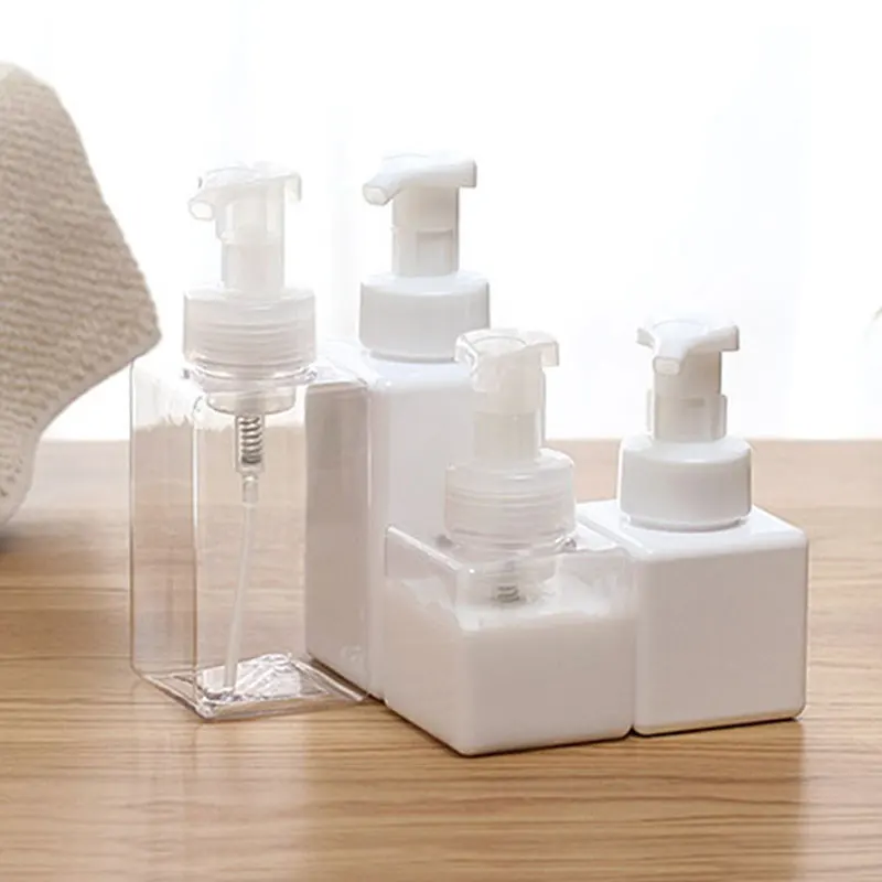 1 шт. пластиковое пустое мыло насос для шампуня Квадратная бутылка лосьон душа
