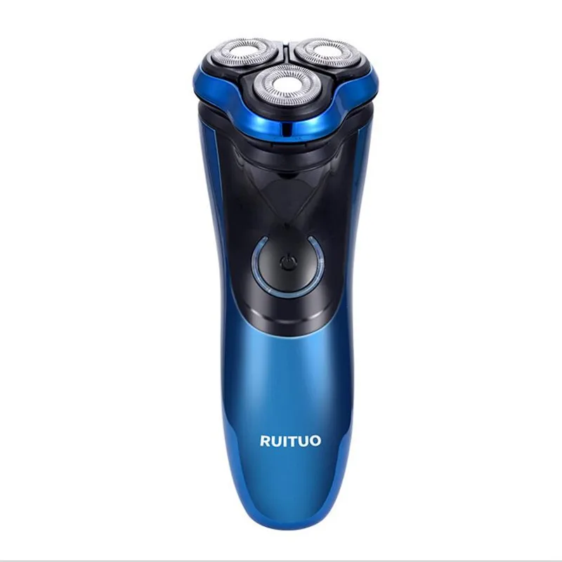 Моющаяся электробритва для бороды мужчин 3D бритва плавающий уход за лицом усов