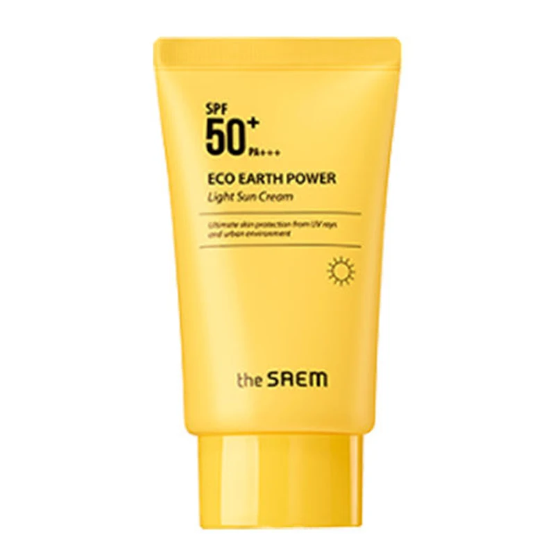 Солнцезащитный крем SAEM Eco Earth Power светильник SPF50 + PA +++ 50 г увлажняющий изоляционный