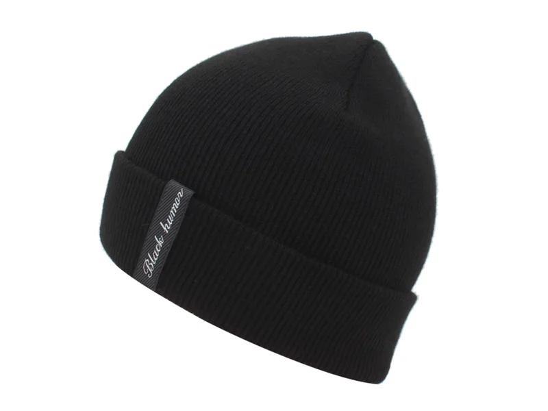 YOUBOME зимняя вязаная шапка для женщин Skullies Beanies шапки для мужчин черные однотонные теплые мягкие Gorros Bonnet Женская шапочка зимняя шапка