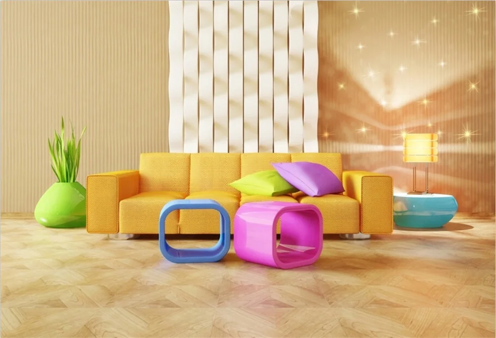 Laeacco Unique Living Room Sofa Home Decor Baby Children Interior Photographic Background Photography Backdrop For Photo Studio |