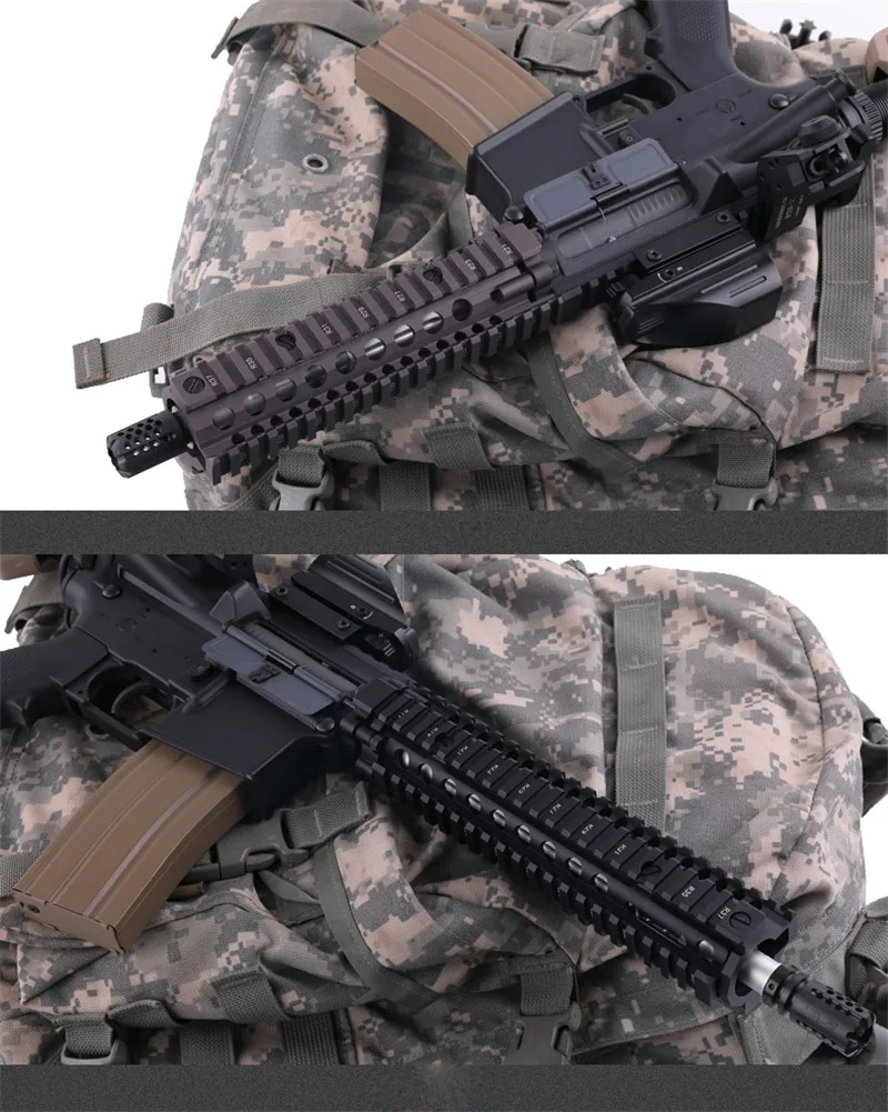 BLUETAC MK18 RISII " 9" 1" страйкбол Handguard тактический рельс черный и CB цвет