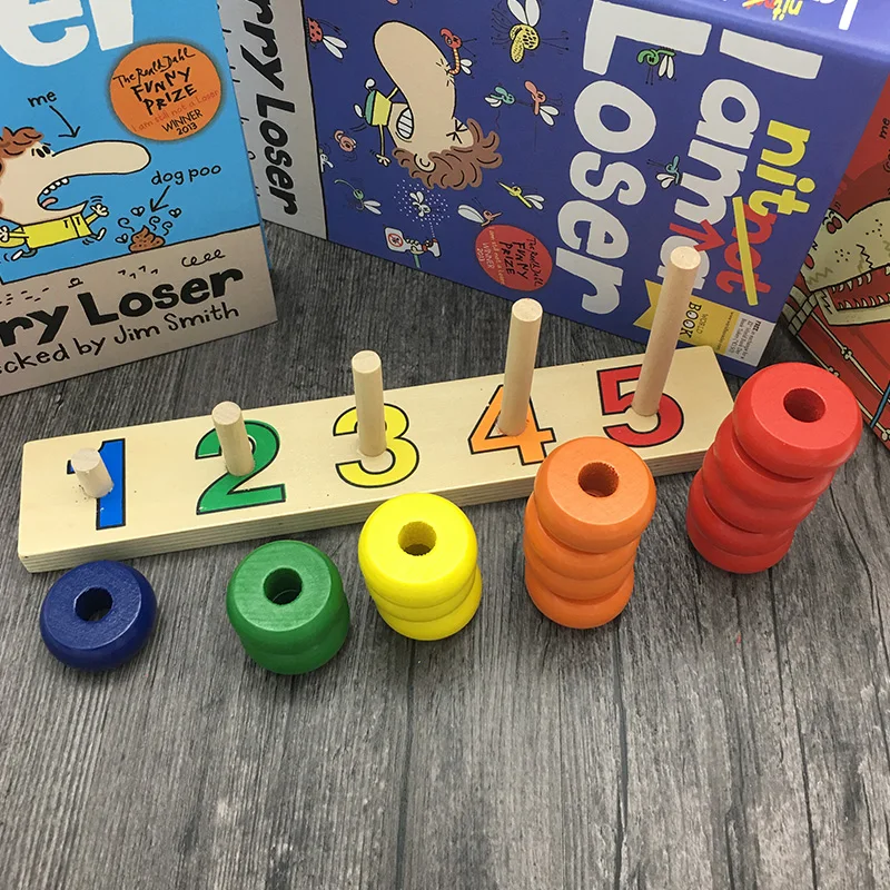 Игрушка математическая детская деревянная 1 5 шт.|math toys|math toys for kidskids math |