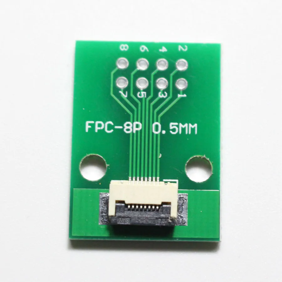 1 шт. 8P FFC FPC адаптер PBC с покрытием 0 5 мм/1 мм Шаг откидной крышки до 2 54 8Pin плоский