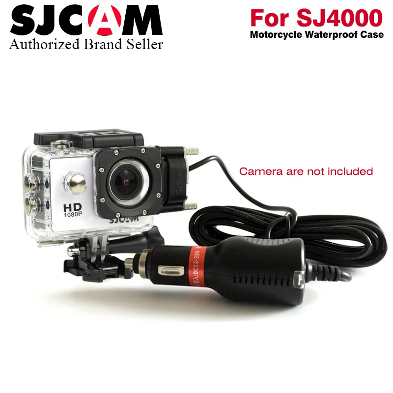 For Sj4000 Series SJCAM мотоциклетный водонепроницаемый чехол для SJ5000/SJ4000 Серии Cam зарядный корпус для sj cam SJ5000X Elite аксессуары для экшн-камеры - Цвет: For Sj4000 Series