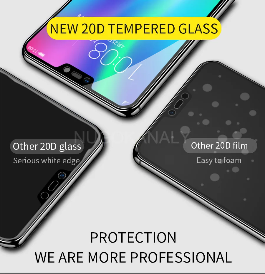 20D Полный Клей закаленное стекло протектор экрана для huawei mate 20 P30 P20 Pro Lite Полное покрытие защитная пленка
