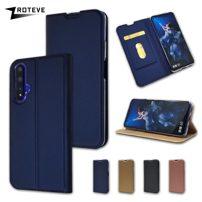 Флип-Чехлы для huawei Honor 20 Pro ZROTEVE карточный Карманный Кошелек Чехол из искусственной кожи Магнитный чехол для huawei Honor 20 Lite чехол