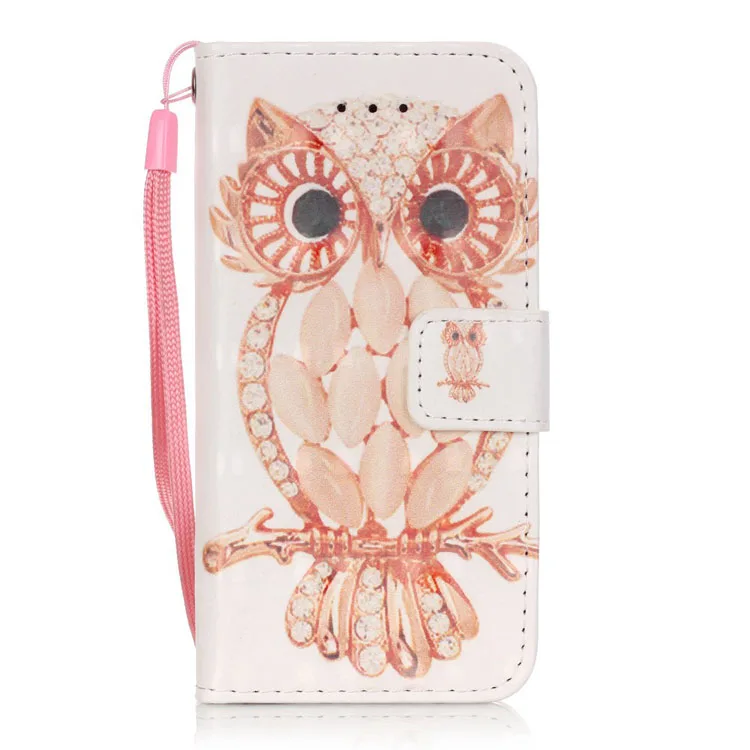 Роскошный чехол-книжка с магнитной застежкой и 3D красивой кожаной подставкой