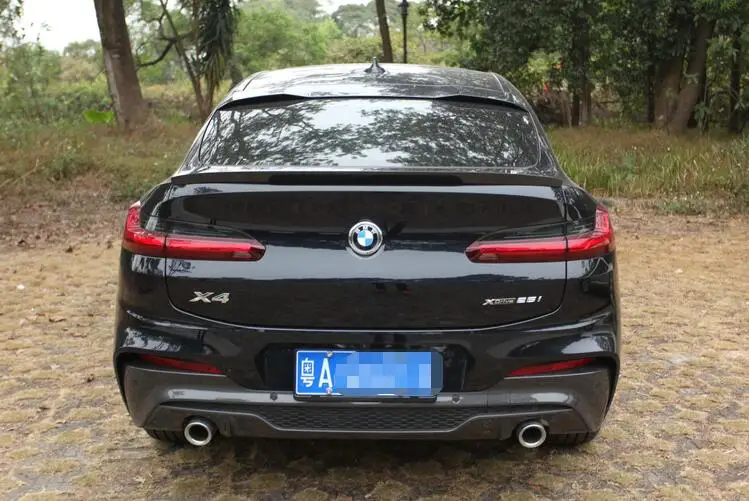 Спойлер для BMW G02 X4 P style высокое качество углеродное волокно задний спойлер
