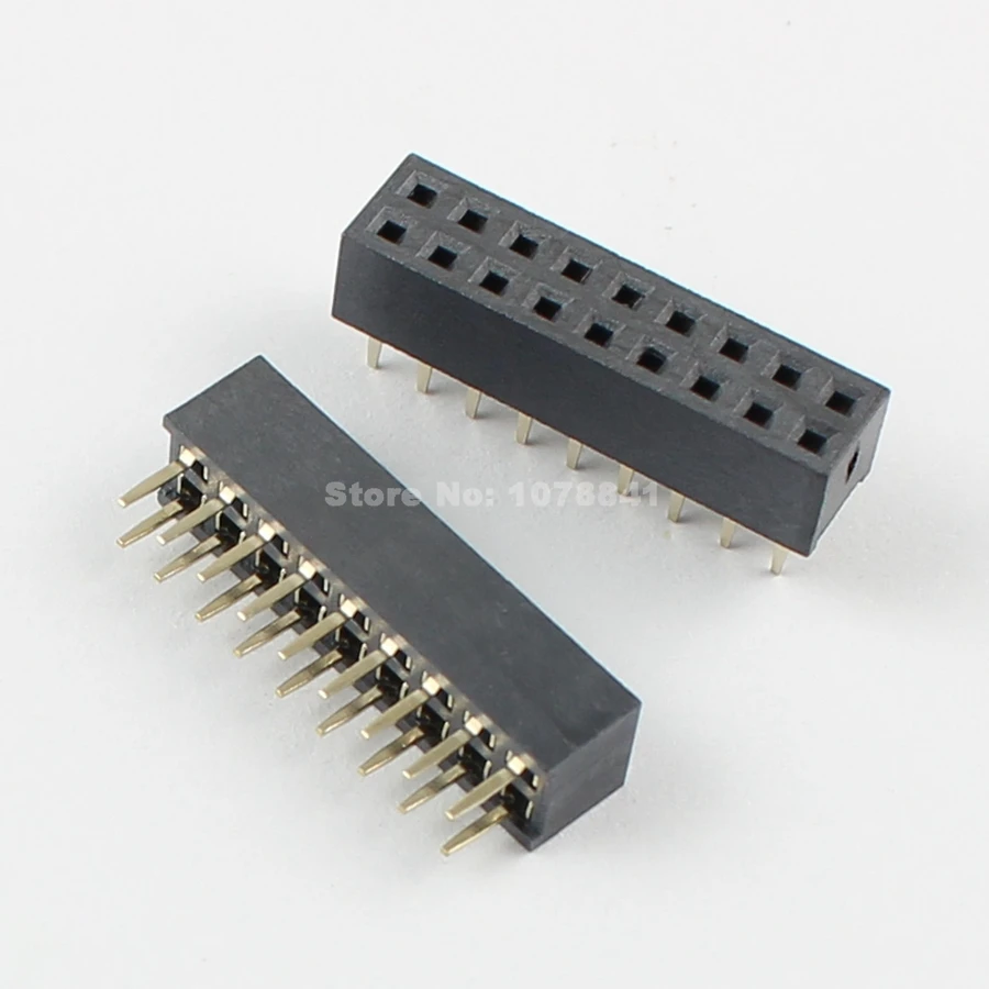 20 штук 2 мм 0 Шаг 2x9 Pin 18 контактный разъем Dual Row прямой штыревой полосы|pin strip female|strip |