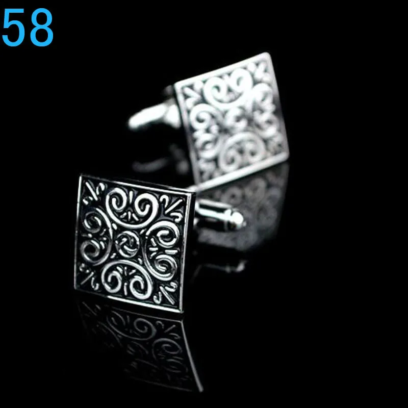 Multitype мужские запонки из нержавеющей стали с французскими манжетами лазерная