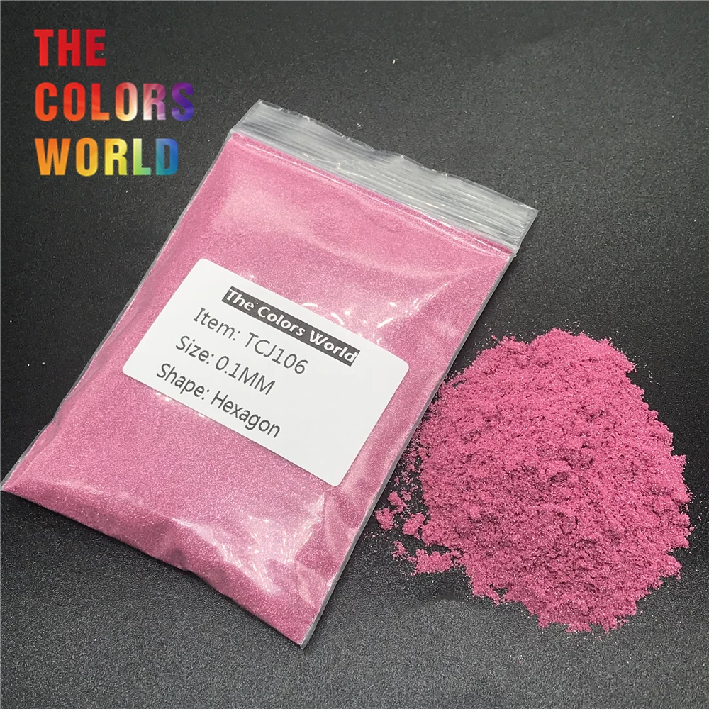 

TCJ106 Pearlescent Matte Light Mallow Color Hexagon Shape For Nail Glitter Nail Art Decorations Makeup Facepaint DIY Accessorie